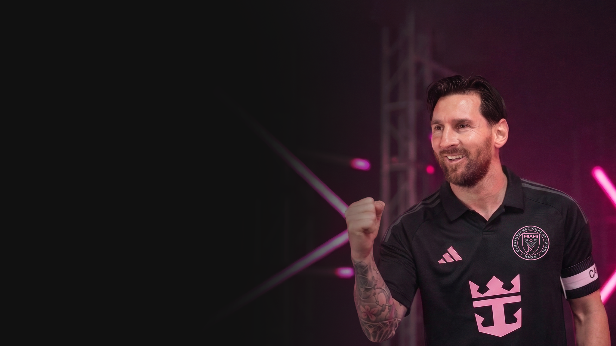 Messi in black Inter Miami kit